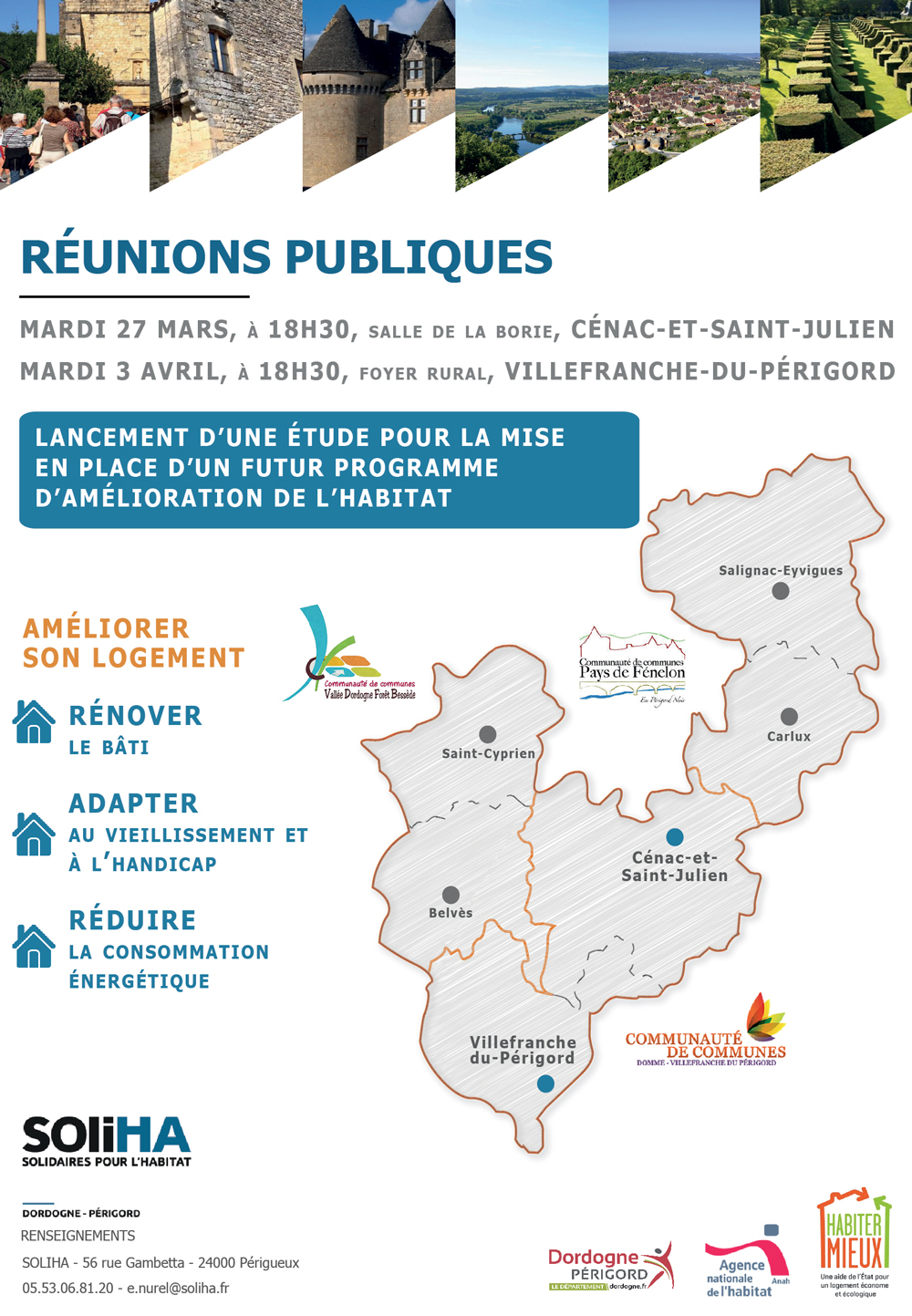 affichereu Communauté de Communes Domme Villefranche du Périgord